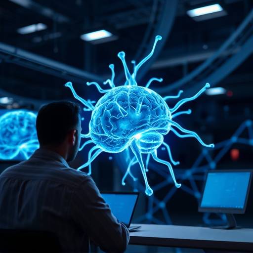 AI course with neuron illustration