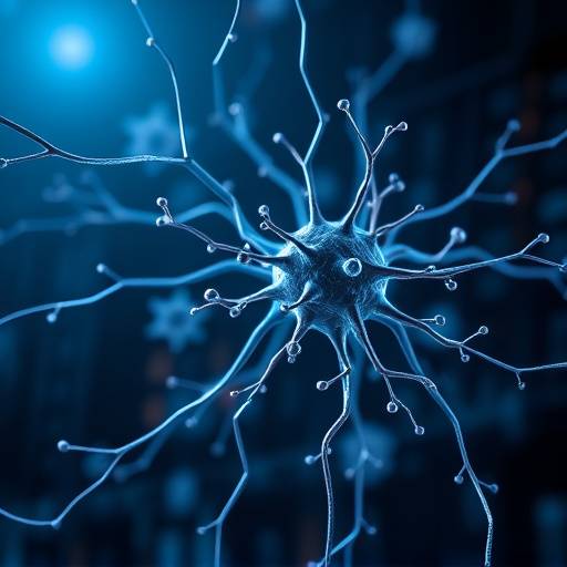 AI course with neuron illustration